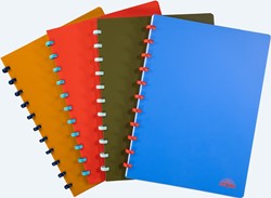 Atoma Nature cahier, ft A4, 144 pages, quadrillé commercial, couleurs assorties