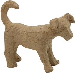 Décopatch chien, papier-maché