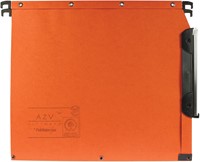 L'Oblique dossiers suspendus pour armoires AZV fond 30 mm, orange