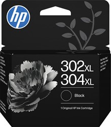 HP inktcartridge 302/304 XL, 300 pagina's, OEM B7RT9AE, zwart