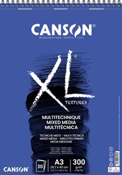Canson album XL Mix Media 300 g/m² ft A3, bloc de 30 feuilles
