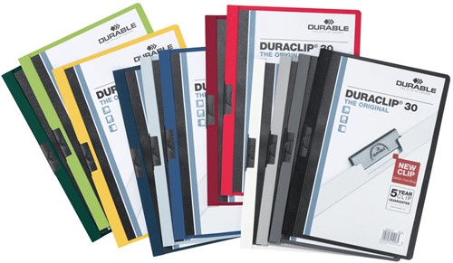 Durable chemise à pince Duraclip Original 30 couleurs assorties
