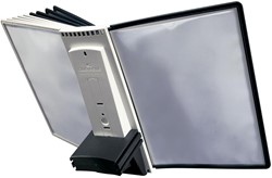Durable Table Sherpa 10 module d'extension pour réf. D563200: paquet de 10 plaques-pochettes gris/noir