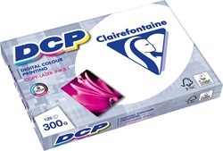 Clairefontaine DCP blanc A4 300g 3801C FSC <br>Par paquet de 125 feuilles