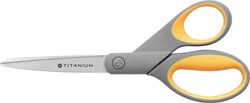 Westcott ciseaux, ft 21 cm, bouts pointus, titane, jaune/gris, blister de 1 pièce