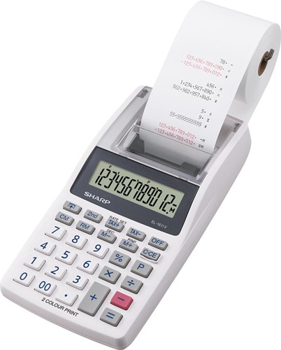 Sharp caluclatrice de bureau avec rouleau EL-1611V