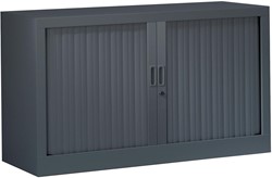 Roldeurkast, ft 69,5 x 120 x 43 cm, antraciet