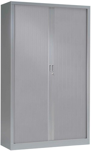 Roldeurkast, hoogte 198 cm, aluminium