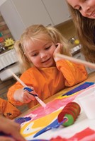 Havo verfschort voor kinderen 2-4 jaar, oranje-2