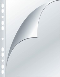 Q-CONNECT pochette perforée A4 perforation 11 trous grainé 80 microns paquet de 100 pièces
