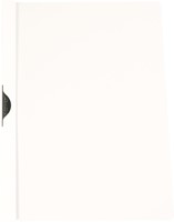 Q-CONNECT Klemmap metalenclip A4 30 vel Transparant wit