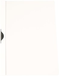 Q-CONNECT Klemmap metalenclip A4 30 vel Transparant wit