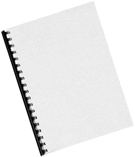 Q-CONNECT couvert A4 blanc brillant 250 micron 100 pièces-1