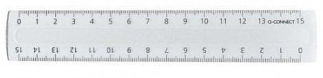 Q-CONNECT latte, polystyrène transparant, 15 cm-2