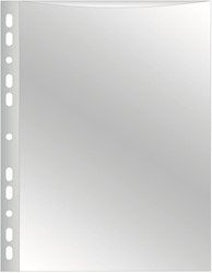 Q-CONNECT pochette perforée A4 perforation 11 trous lisse 50 microns paquet de 25 pièces
