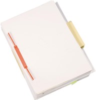 Q-CONNECT relieur D-clip, boîte de 100 pièces, rouge-2
