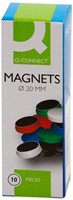Q-CONNECT aimants, 20 mm, blanc, paquet de 10 pièces-2