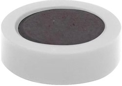 Q-CONNECT aimants, 20 mm, blanc, paquet de 10 pièces