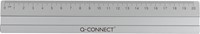 Q-CONNECT meetlat, aluminium, 20 cm, in ophangetui