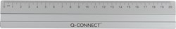 Q-CONNECT meetlat, aluminium, 20 cm, in ophangetui