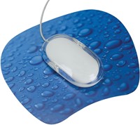 Q-CONNECT tapis de souris antidérapant bleu-3