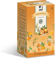 Q-CONNECT thé, rooibos orange, sachet de 1,5 g, boîte de 20 sachets