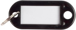 Q-CONNECT porte-clés, paquet de 10 pièces, noir