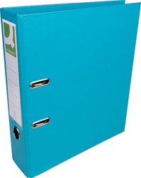 Q-CONNECT ordner, voor ft A4, volledig uit PP, rug van 8 cm, turkoois