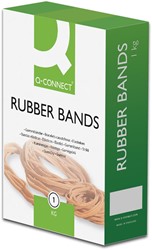 Q-CONNECT élastiques, largeur 2 mm, longueur 120 mm, boîte de 1 kg