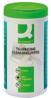 Q-CONNECT lingettes pour téléphones de 100 lingettes-2