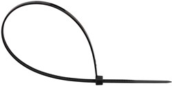 Q-CONNECT kabelbinder, ft 200 x 2,5 mm, pak van 100 stuks, zwart