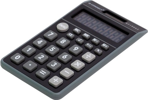 Q-CONNECT zakrekenmachine KF19063, 8 cijfers, zwart-2