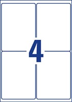 Avery afneembare weerbestendige etiketten Ft 99,1 x 139 mm (b x h), wit, doos van 80 etiketten-2