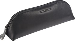 Maverick trousse en cuir, ovale, noir