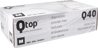 Gants en nitrile, medium, blanc, boîte de 100 pièces-2