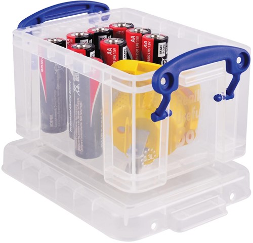 Really Useful Box visitekaarthouder 0,3 liter, transparant-1