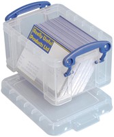 Really Useful Box visitekaarthouder 0,3 liter, transparant
