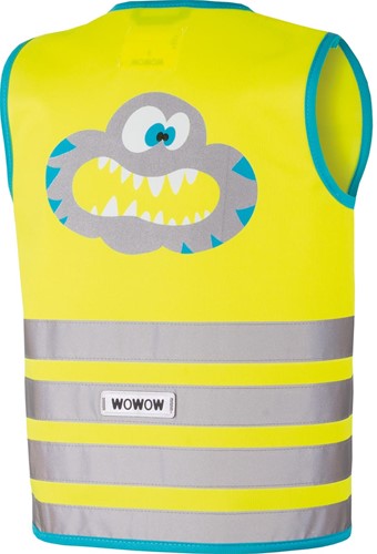 Wowow Crazy Monster Jacket fluohesje, geel, M (kind)-2