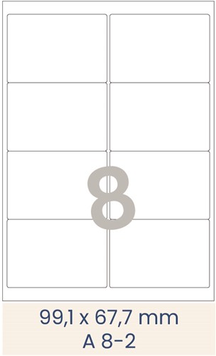 8 Etiket 99,1x67,7mm